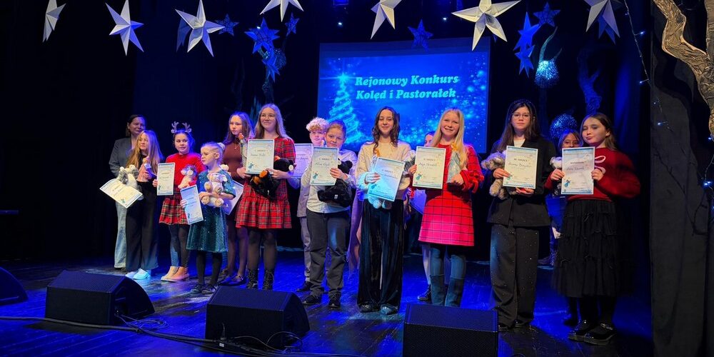 SUKCES W REJONOWYM KONKURSIE KOLĘD I PASTORAŁEK MCK LEGNICA
